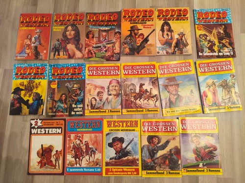 17x western romanhefte rodeo - romanhefte, |
