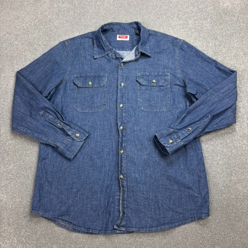 Wrangler jeanshemd erwachsene - jeanshemd,