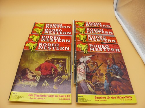 Konvolut rodeo western hefte - konvolut,