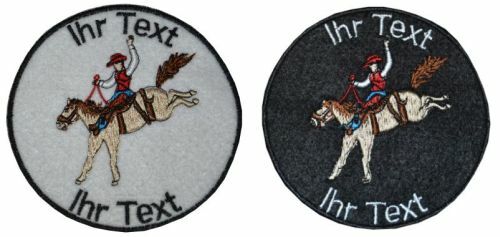 Rodeo westernreiten aufnäher - rodeo,