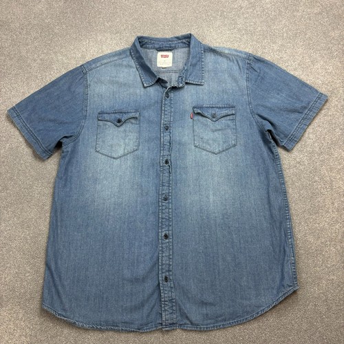 Levis jeanshemd erwachsene xxl - jeanshemd,