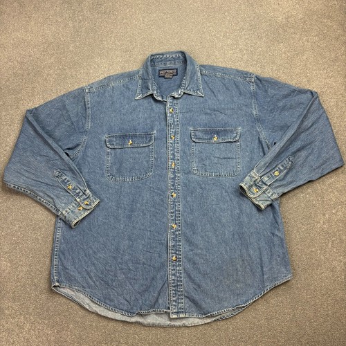 Jeanshemd erwachsene large - jeanshemd,