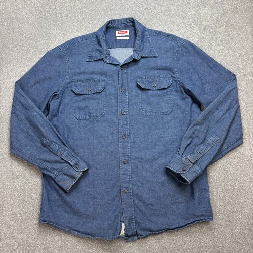 Wrangler jeanshemd erwachsene - jeanshemd,